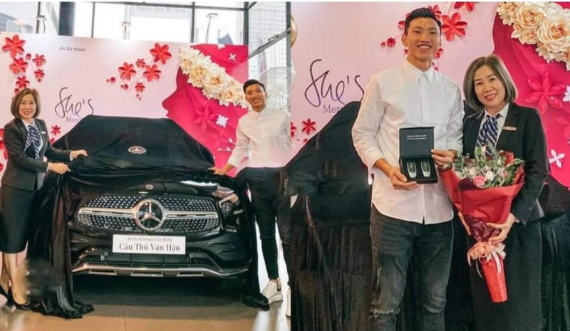 Tiêu dùng & Dư luận - Sau Quang Hải, đến lượt Đoàn Văn Hậu tậu xe sang Mercedes Benz GLC 300