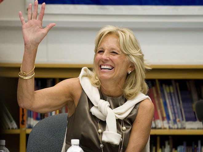 sinh vien noi ve ba Jill Biden anh 2