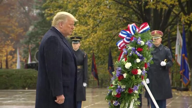 TRUMP-VETERANS-DAY-AP