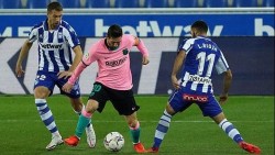 Messi gây thất vọng, Barcelona chia điểm cùng Alaves