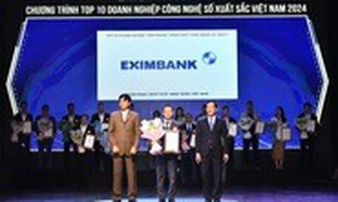 Eximbank lọt top 10 tiên phong triển khai công nghệ số, đổi mới sáng tạo