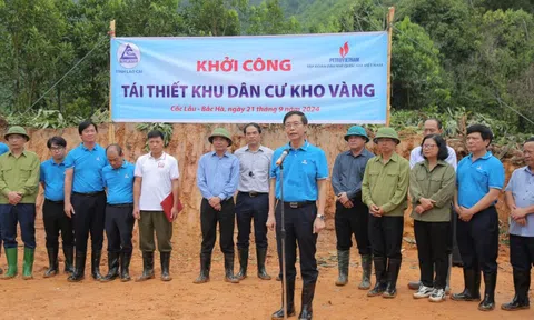 Petrovietnam khởi công tái thiết toàn bộ khu dân cư thôn Kho Vàng