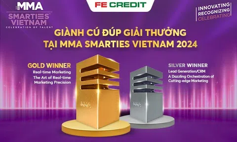 FE CREDIT gặt hái thành công với cú đúp giải thưởng tại MMA Smarties 2024