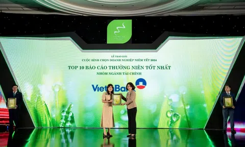 VietinBank giành cú đúp giải thưởng về Báo cáo thường niên tại VLCA 2024