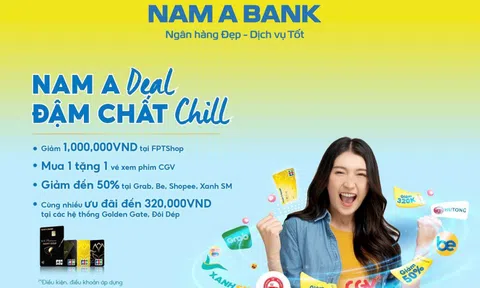 Chủ thẻ Nam A Bank JCB nhận hàng loạt ưu đãi dịp cuối năm